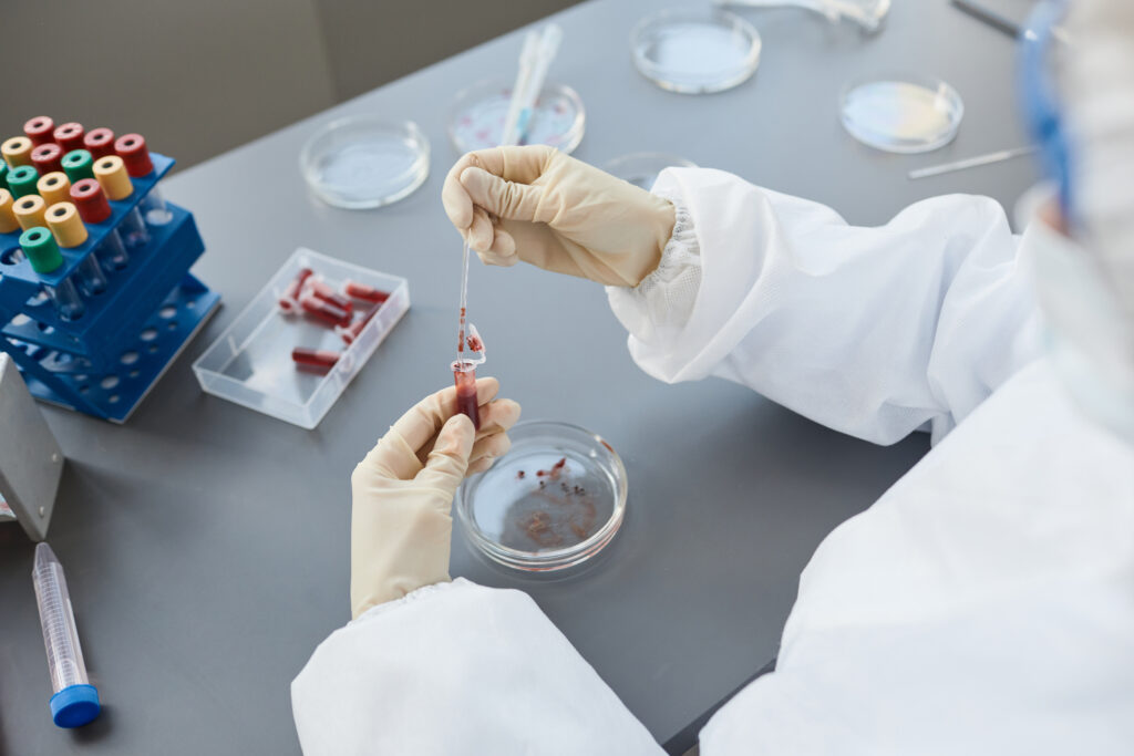 Technician in Biotech Lab